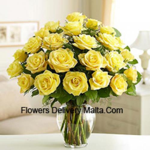 25 Divine Yellow Roses