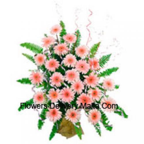 25 Cute Pink Gerberas