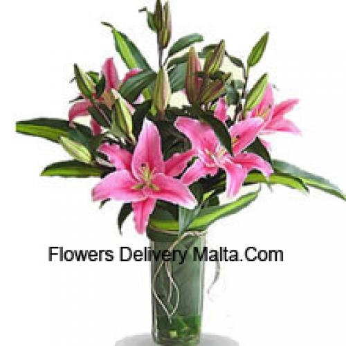 Cute Pink Lilies